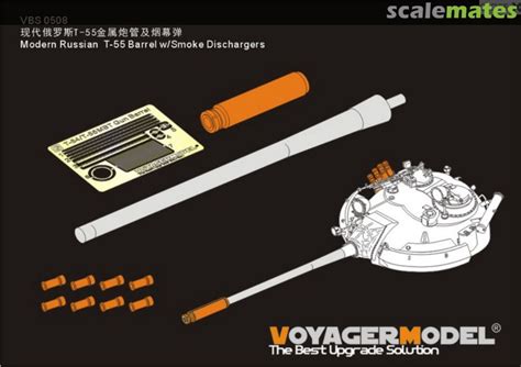 Modern Russian T-55 Barrel w/Smoke Dischargers, Voyager Model VBS0508 ...