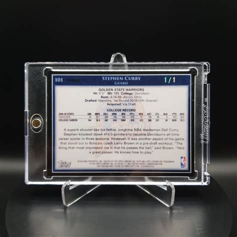 Custom Card 2009-10 Topps Chrome Gold Refractor #101 Stephen Curry ...