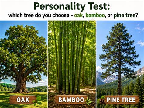 Personality test: Choose a tree to check out your maximal strength