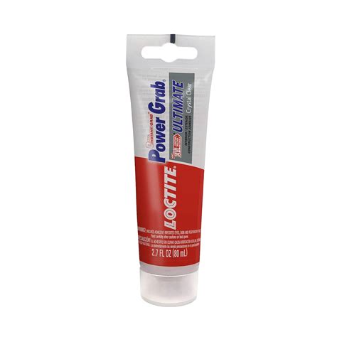 Loctite Power Grab Ultimate Crystal Clear Construction Adhesive, 2.7 fl ...