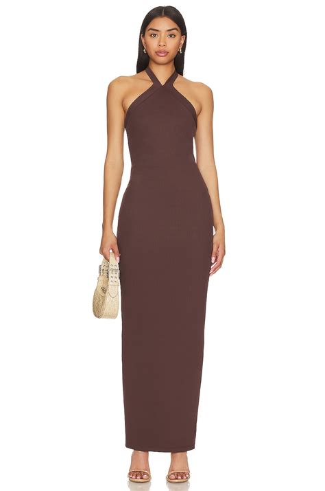 RUMER Lotte X Maxi in Chocolate | REVOLVE
