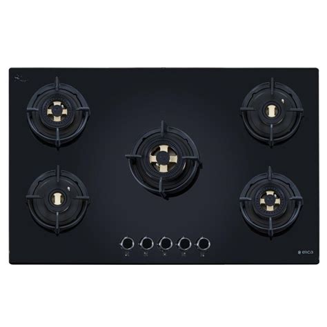 Buy Elica DFS FB MFC 5B 90 5 Burners Hob, Black Glass at Reliance Digital
