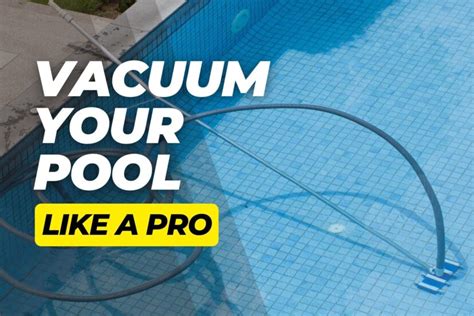 Using a Pool Vacuum 的图像结果