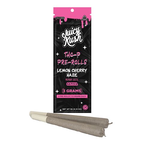 Lemon Cherry Haze THC-P Pre-Rolls 3g (2ct) – Juicy Kush