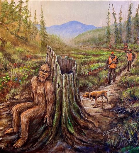 Just finished this Sasquatch painting. : r/painting