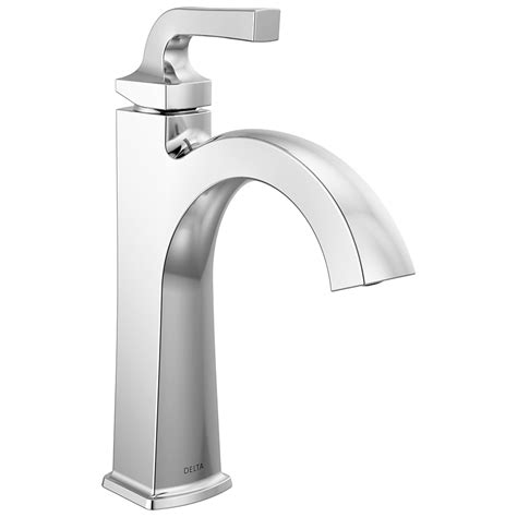 Delta Knoxville Chrome Single Hole 1-Handle WaterSense Bathroom Sink ...
