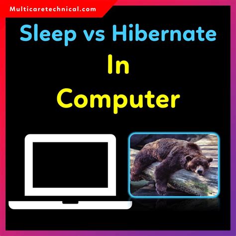 Pc Sleep Vs Hibernate