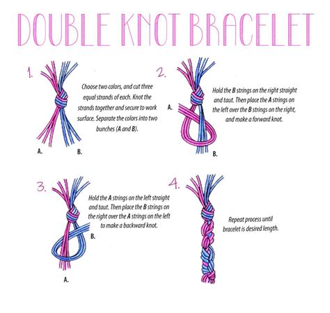 friendship bracelet patterns instructions