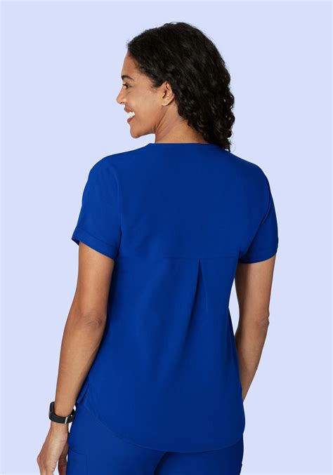 Oversized V Neck Top Galaxy Blue – Mandala Scrubs