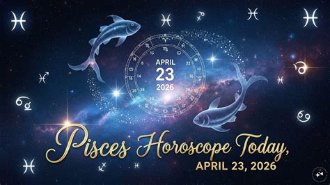 Pisces horoscope today, April 23, 2026