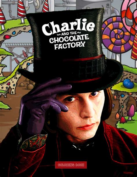 Buy Charlie and the Chocolate Factory Coloring Book: An Interesting ...