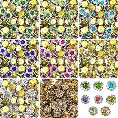 INDIKONB Zarkan Flower Buttons | AAA Quality Zircon Stones for ...