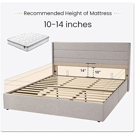 SHA CERLIN Full Size Lift Up Storage Bed/Modern | Ubuy India