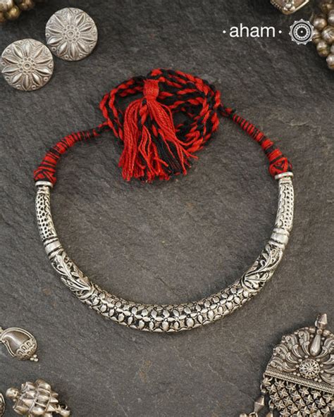 Silver Neckpieces – aham jewellery | handcrafted silver jewellery