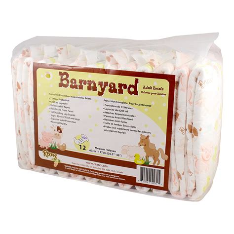 Rearz Barnyard Adult Diaper 12 Pack Large | Desertcart INDIA