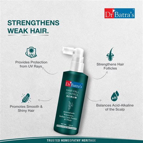 Dr Batra’s Hair Fall Control Serum for Men & Women - Controls hair fall ...