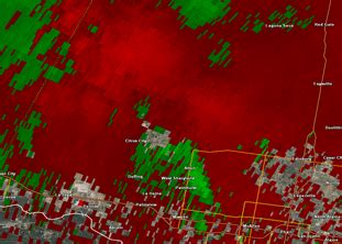 October 13 2015: Fast-moving microburst destroys trailer, knocks down ...