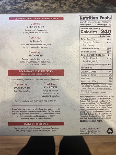 Has anyone tried the Rao’s eggplant parm? : r/Costco