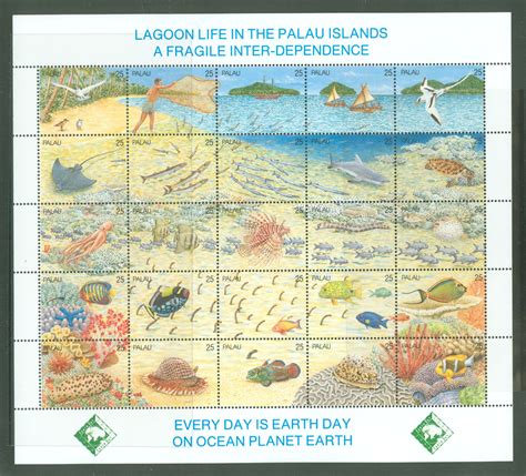 Palau #246 Souvenir Sheet (Animals) | Australia & Oceania - Palau ...