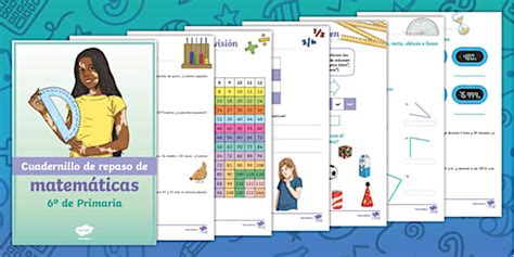 Cuadernillo repaso de matemáticas para 6º de Primaria