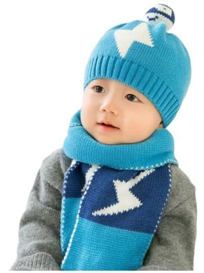 Buy Dressify® Korean Style Woolen Cap for Babies Girls/Boys with ...