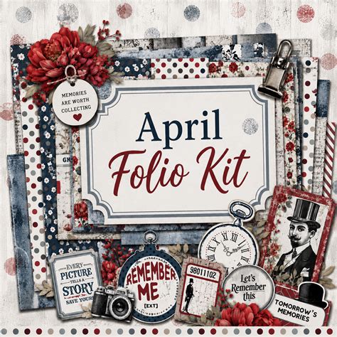 FO.MO April Kit - Scrapbook and Things