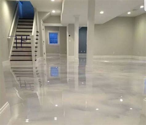 Residential Epoxy Flooring | Satin Finish Concrete
