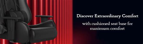 ASE GAMING Gold Series Ergonomic Gaming Chair Premium PU Leather ...