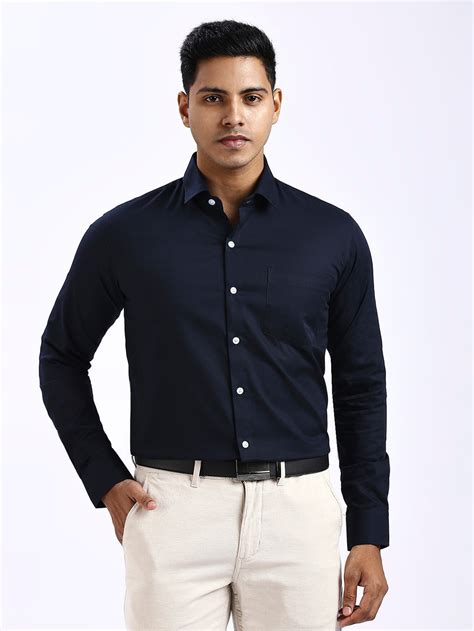 Drex - Self Checks shirt - Navy