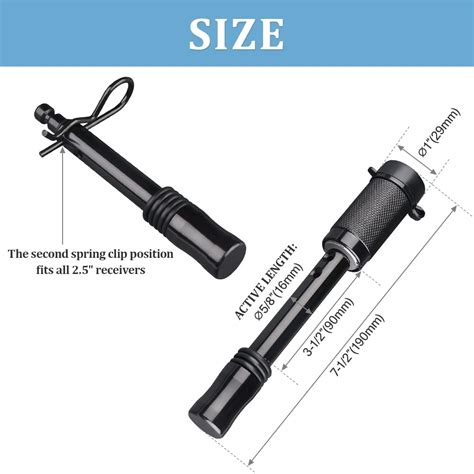 Anbt Trailer Hitch Lock, 5/8 Locking Receiver Pin with 2 India | Ubuy