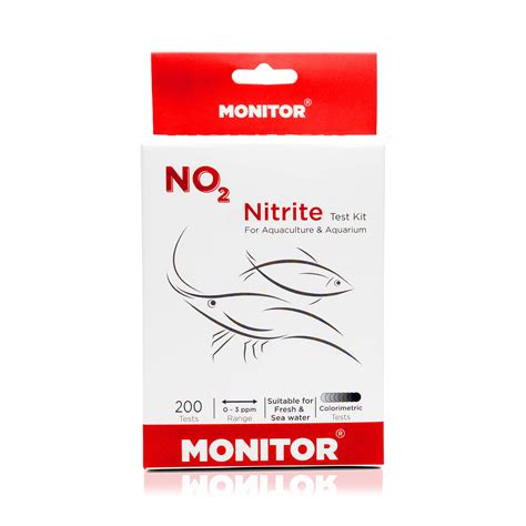Buy Monitor Nitrite Test KIT (200 Tests) - Monitor Aquarium and ...