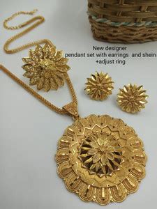 Niva Fashion Brass Gold-plated Gold Jewellery Set Price in India - Buy ...