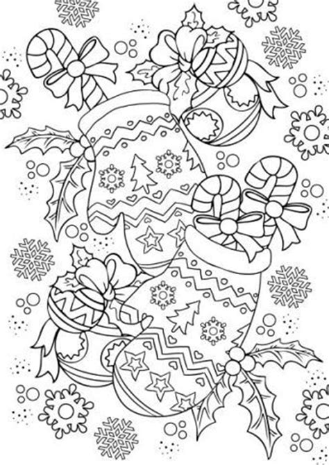 Free & Easy To Print Adult Christmas Coloring Pages