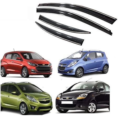 AUTOXYGEN Car Rain Wind Door Visor/Side Window Deflector/Unbreakable ...