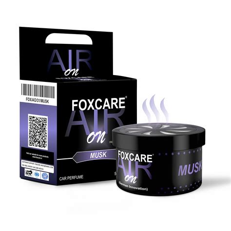 Foxcare Air On Musk Organic Car Perfume Bar, Foxcare Air On Strong Fib ...