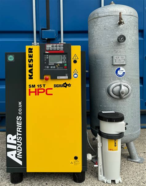 Kaeser / HPC SM15T Rotary Screw Compressor Package + Dryer + Receiver – Air Industries