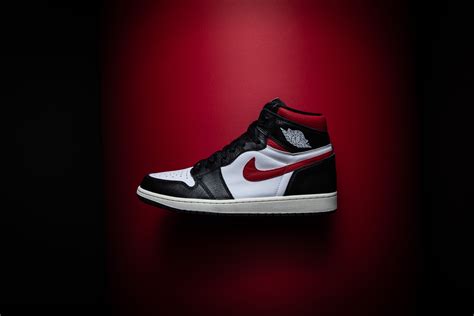 Black White And Red Jordans