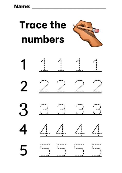 Printable Number Writing Worksheets for Kids | Learn to Write Numbers