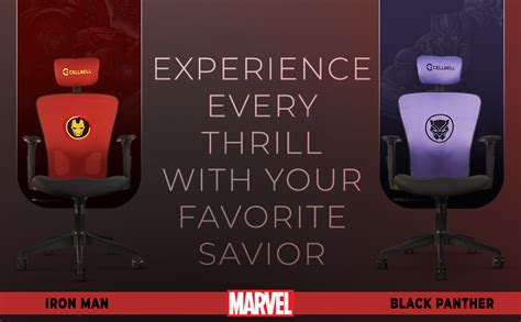 CELLBELL Leo Series Captain America Ergonomic High Back Fabric Office ...
