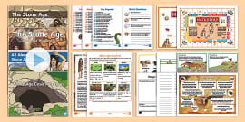 Stone Age Lesson Resource Pack - Stone Age Worksheets