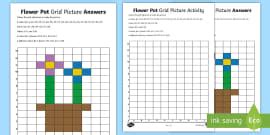 House Grid Picture Worksheet