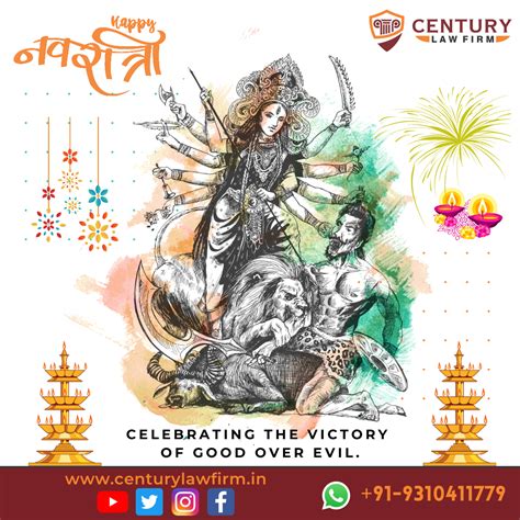Happy Navratri 2022 - Century Law Firm