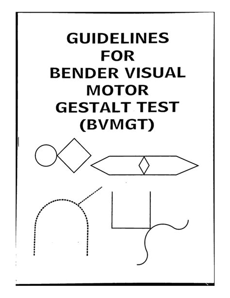 BVMGT Guidelines: Understanding the Bender Visual-Motor Gestalt Test ...
