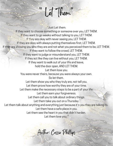 Let Them Poem 8.5x11 DIGITAL Print - Etsy