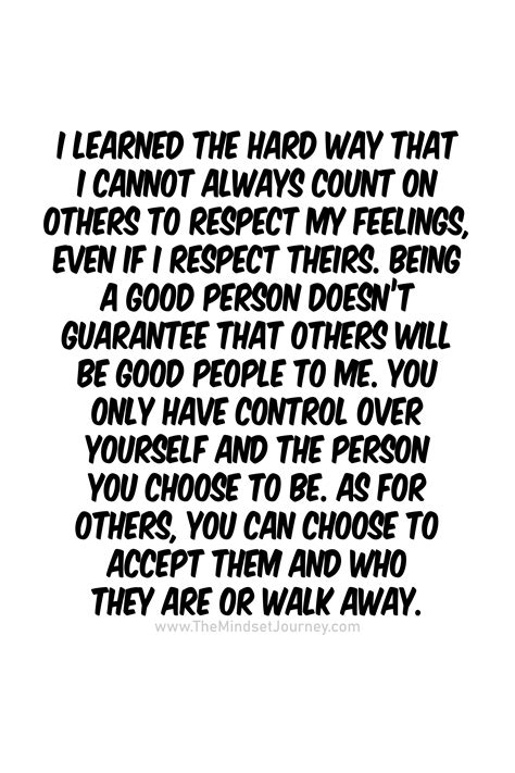 learned the hard way quotes