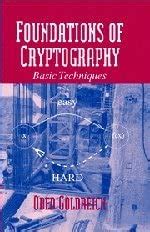FOUNDATIONS OF CRYPTOGRAPHY: BASIC TOOLS - VOL.1 : Goldreich: Amazon.in ...