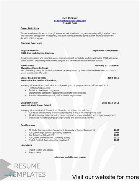 Mccombs Resume Template - Habit Tracker Templates