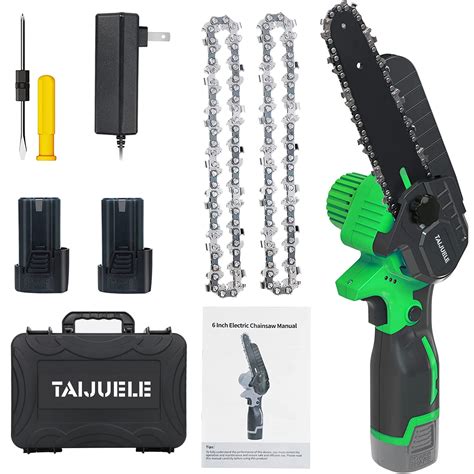 Buy Mini Chainsaw, Electric Chainsaw Set 6 inch Cordless Chainsaw Mini ...