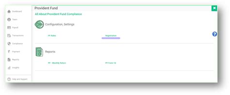 How to update the PF Registration. : Help Center