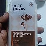 Just Herbs Saffron + Malai Nourishing Body Milk Moisturizer for Men ...